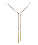 Collana TWIST in Argento 925 bagno oro Giallo 18Kt. Tessuto: Seta Viola