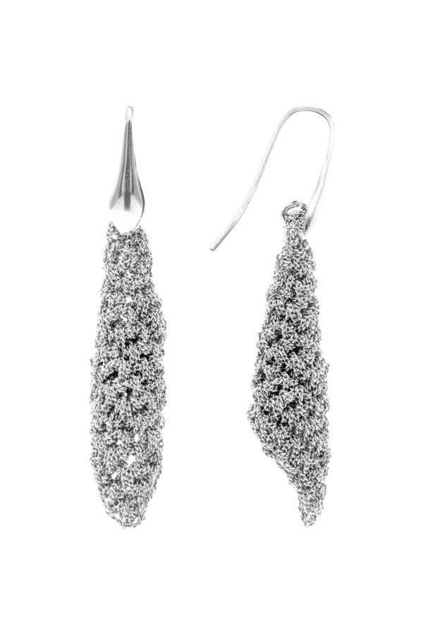 Orecchini ROMBI in Argento 925 Rodiato