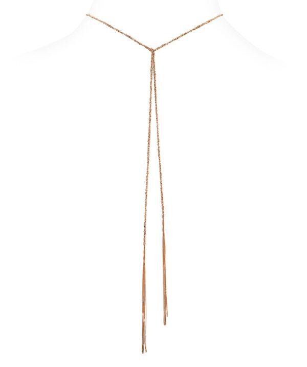 Collana MILLESIMATO in Argento 925 bagno oro Rosa 14Kt.