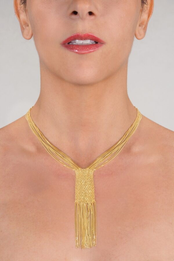 Collana CUVEE in Argento 925 bagno oro Giallo 18 Kt.