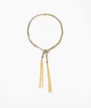 Bracciale TWIST in Argento 925 bagno oro Giallo 18Kt. Tessuto: Seta Jeans