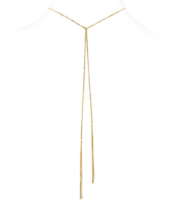 Collana MILLESIMATO in Argento 925 bagno oro Giallo 18Kt.