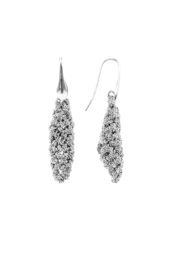 Orecchini ROMBI C. in Argento 925 Rodiati