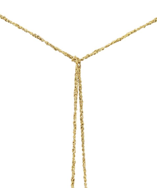 Collana MILLESIMATO in Argento 925 bagno oro Giallo 18Kt.