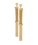 Orecchini BRUT in Argento 925 bagno oro Giallo 18Kt.