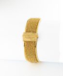 Bracciale SCHIAVA 2CM in Argento 925 bagno oro Giallo 18 Kt.